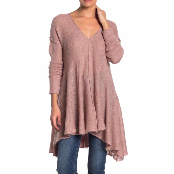 Free People Sweaters - Free People Dancing In the Forest Sweater Mauve Md